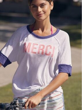 Sundry Short-Sleeve Merci Boyfriend Tee
